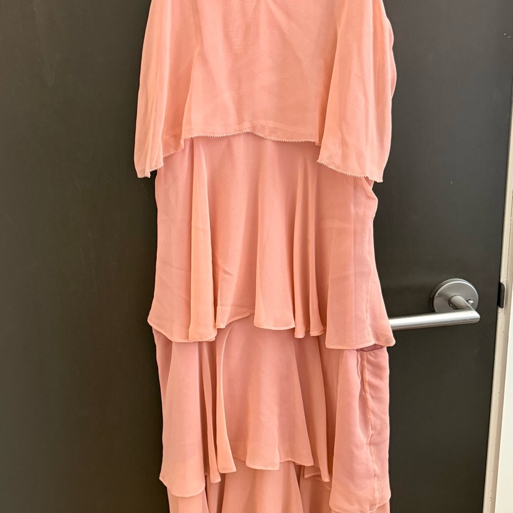 Parker Black Blush Peach Dress